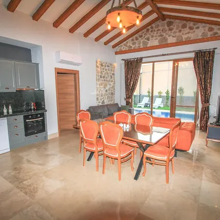 别墅 Tlos Yali 3+1 Villa, Oezel Havuzlu, 费特希耶