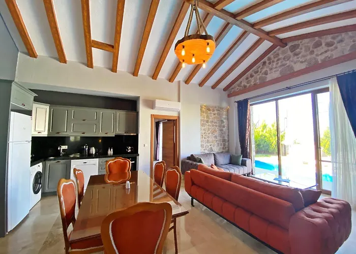 Tlos Yali 3+1 Villa, Oezel Havuzlu, Vilă *